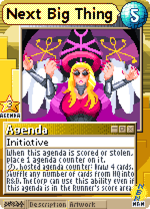 The card Next Big Thing