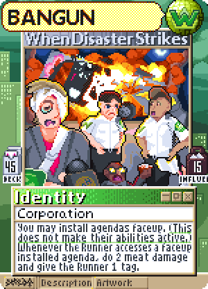 The card BANGUN